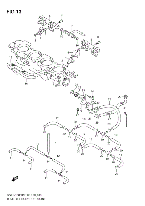 THROTTLE BODY HOSE/JOINT