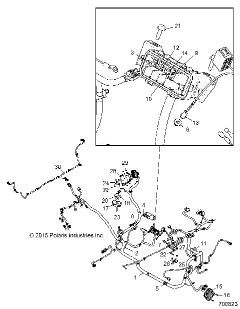 ELECTRICAL, WIRE HARNESS - R16RGE99A7/AE/AV (700823)