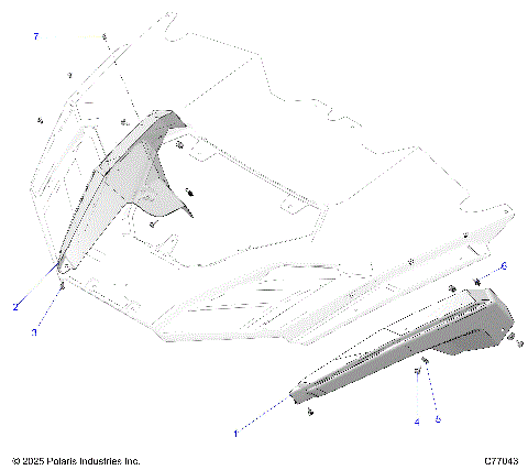 BODY, FRONT FLARES - Z25RRL2KAL (C77043)