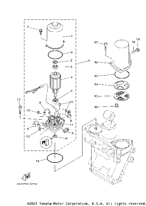 POWER TRIM TILT ASSY 2