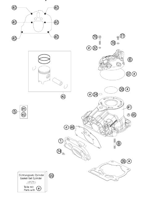 CYLINDER, CYLINDER HEAD            