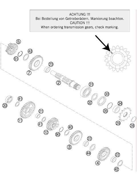 TRANSMISSION II - COUNTERSHAFT     