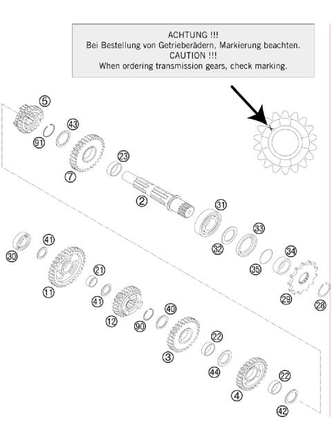 TRANSMISSION II - COUNTERSHAFT     