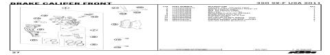 BRAKE CALIPER FRONT                