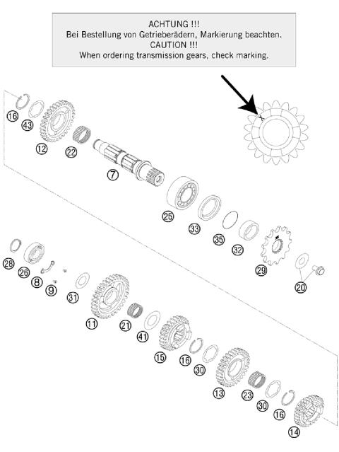 TRANSMISSION II - COUNTERSHAFT     