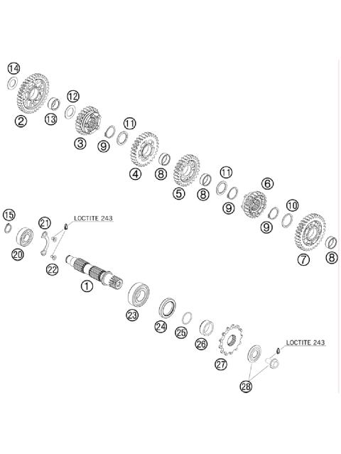 TRANSMISSION II - COUNTERSHAFT     