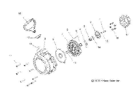 ENGINE, RECOIL STARTER - S12CN8/CY8 ALL OPTIONS (49SNOWRECOIL12800RMK)