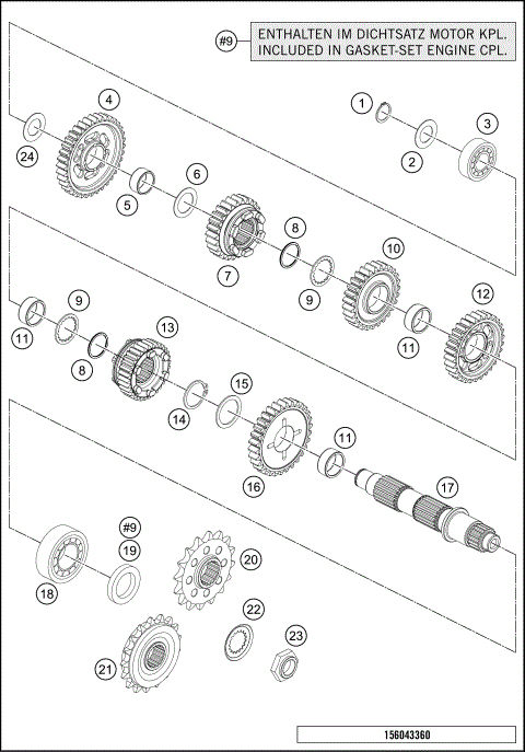 TRANSMISSION II - COUNTERSHAFT