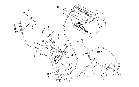BATTERY AND TRAY ASSEMBLY [91455]