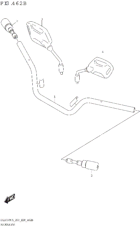 HANDLEBAR (DL1050RR)
