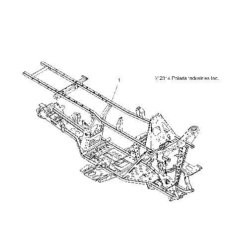 CHASSIS, FRAME - A15SWE57FA (49ATVFRAME15570X2)