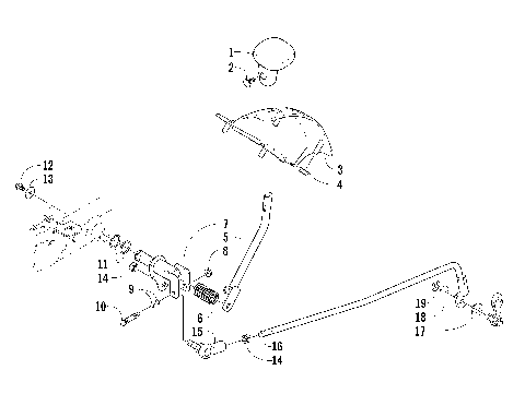 REVERSE SHIFT LEVER ASSEMBLY [83730]