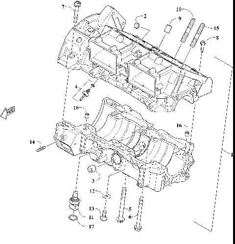 CRANKCASE ASSEMBLY [108290]