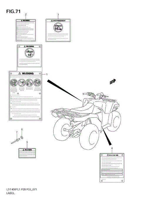 LABEL (LT-F400FL1 E28)