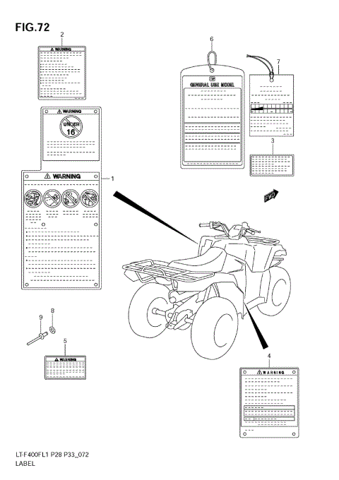 LABEL (LT-F400FL1 E33)