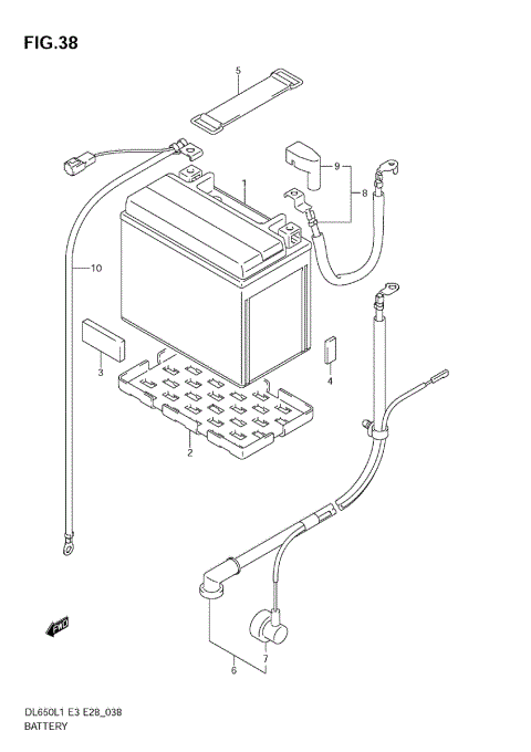 BATTERY (DL650 L1 E28)