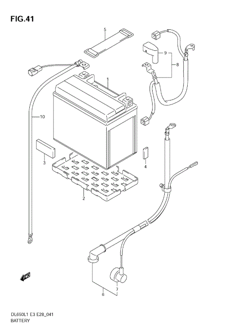 BATTERY (DL650A L1 E28)