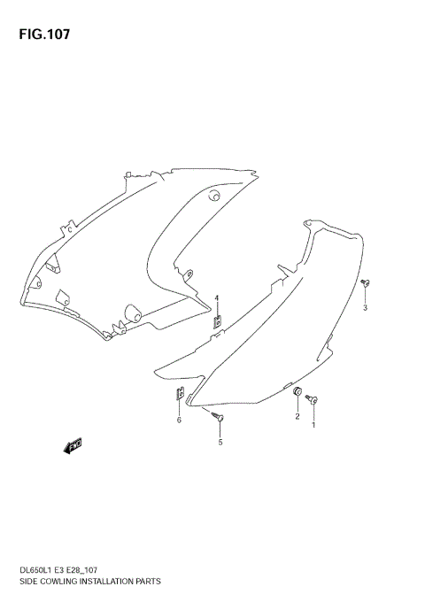 SIDE COWLING INSTALLATION PARTS