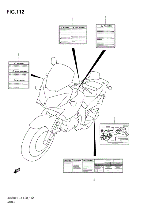 LABEL (DL650A L1 E28)