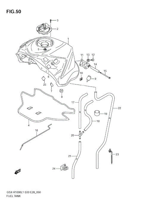 FUEL TANK (GSX-R1000L1 E3)
