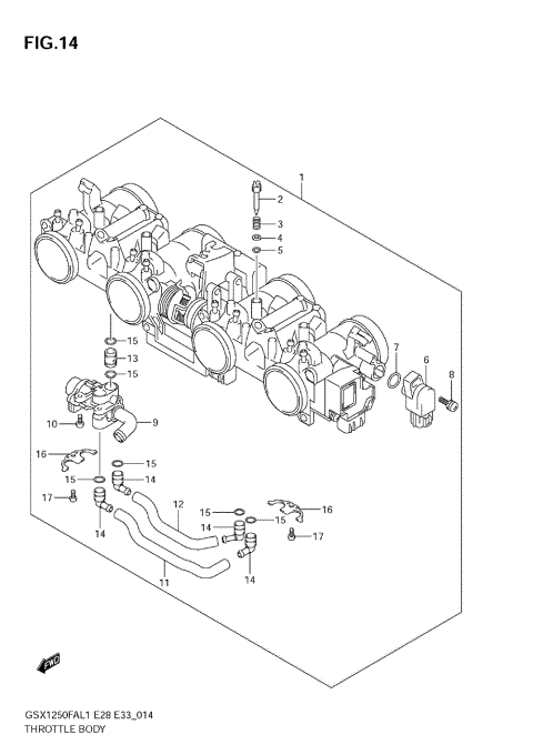 THROTTLE BODY (E33)