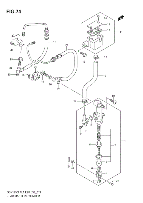 REAR MASTER CYLINDER