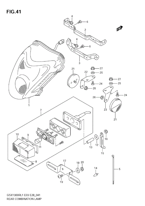 REAR COMBINATION LAMP