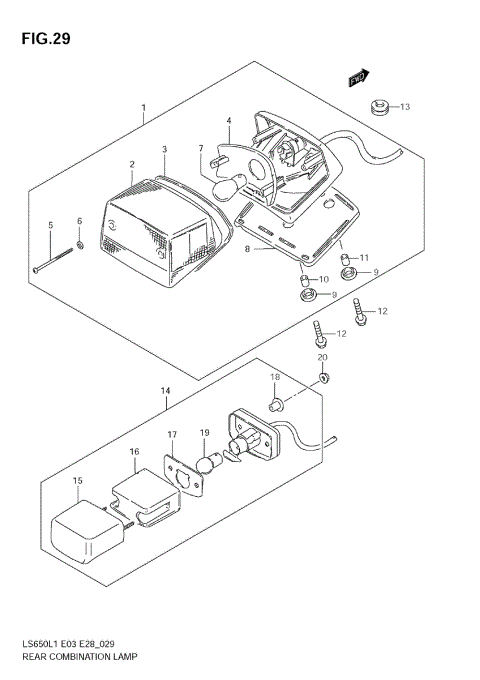 REAR COMBINATION LAMP