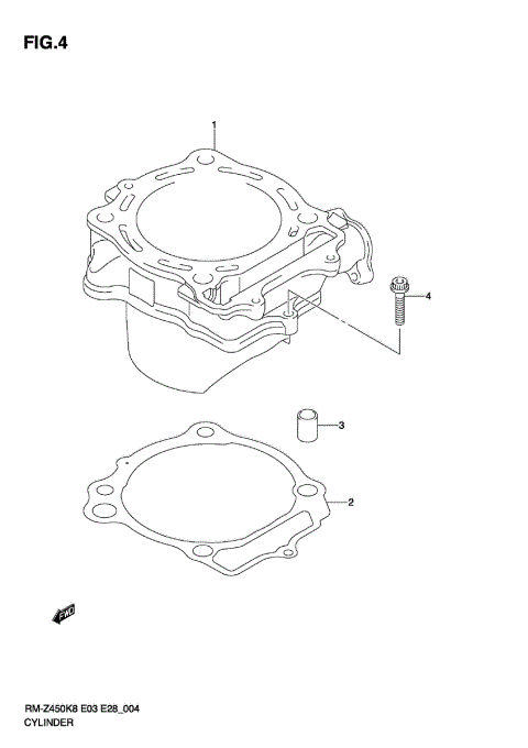CYLINDER (RM-Z450 K8/K9/L0)