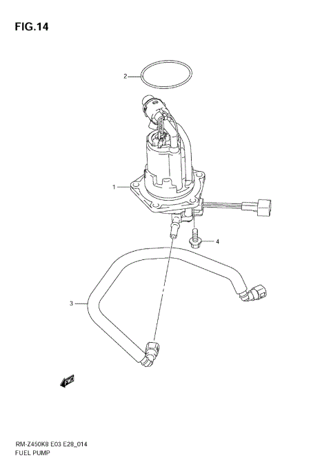 FUEL PUMP (RM-Z450 K8/K9/L0)