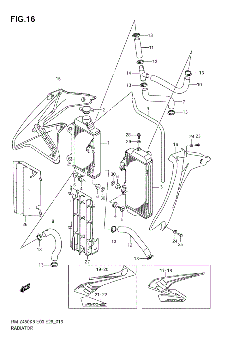 RADIATOR (RM-Z450 K8/K9)