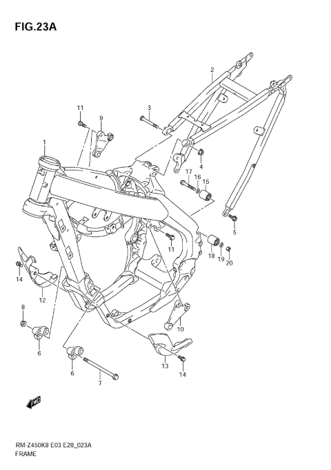 FRAME (RM-Z450 L0)