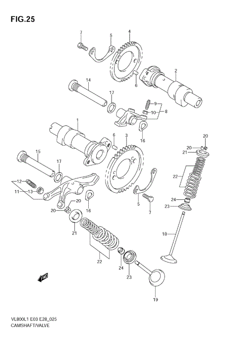 CAMSHAFT - VALVE