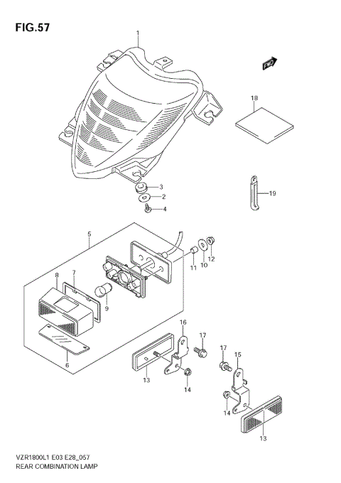 REAR COMBINATION LAMP (VZR1800Z L1 E3)