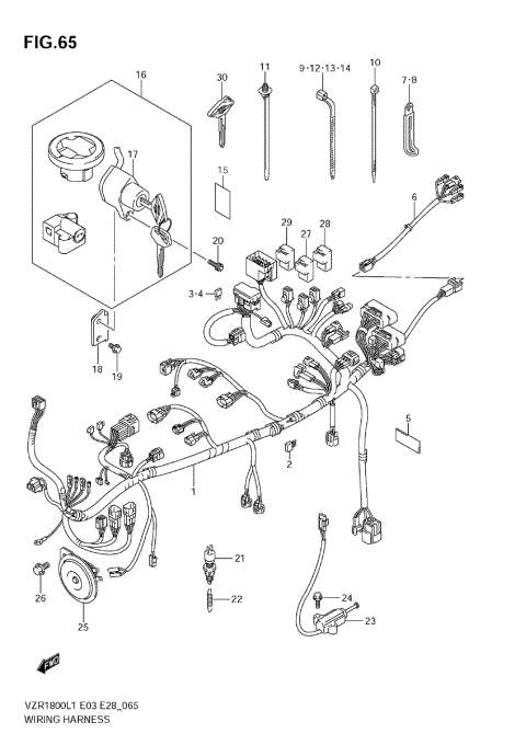 WIRING HARNESS (VZR1800Z L1 E33)