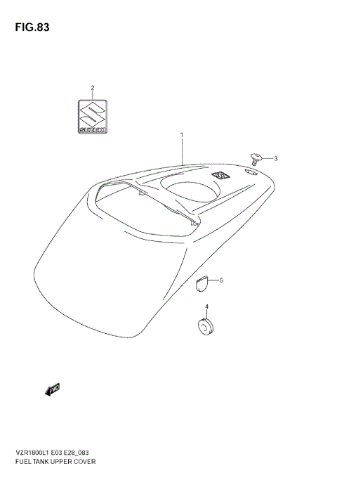 FUEL TANK UPPER COVER