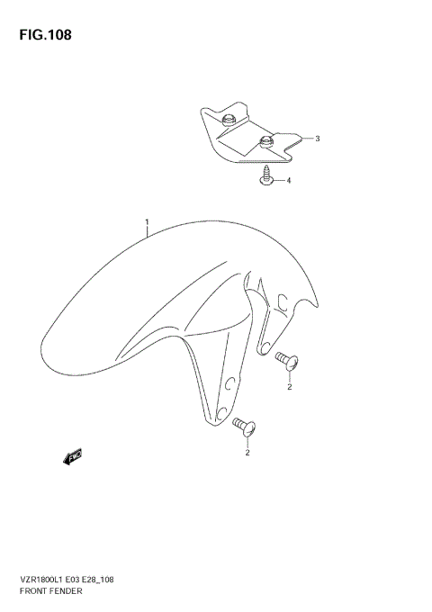 FRONT FENDER (VZR1800 L1 E33)