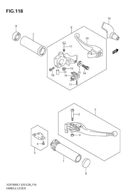 HANDLE LEVER (VZR1800Z L1 E33)