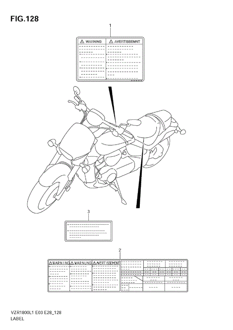 LABEL (VZR1800 L1 E28)
