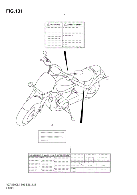 LABEL (VZR1800Z L1 E28)