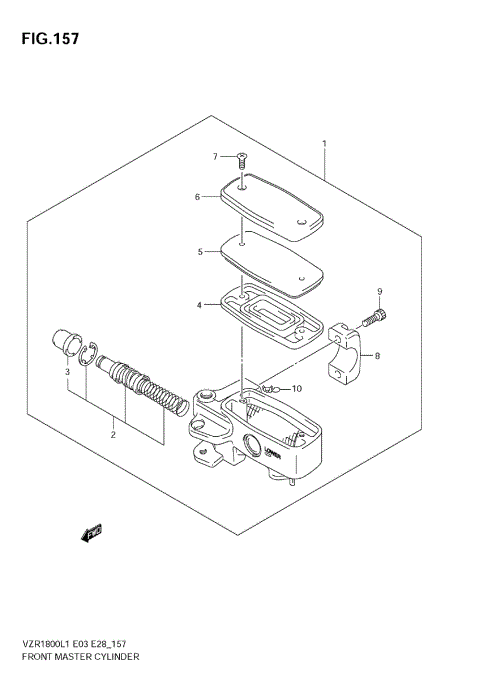FRONT MASTER CYLINDER (VZR1800 L1 E33)