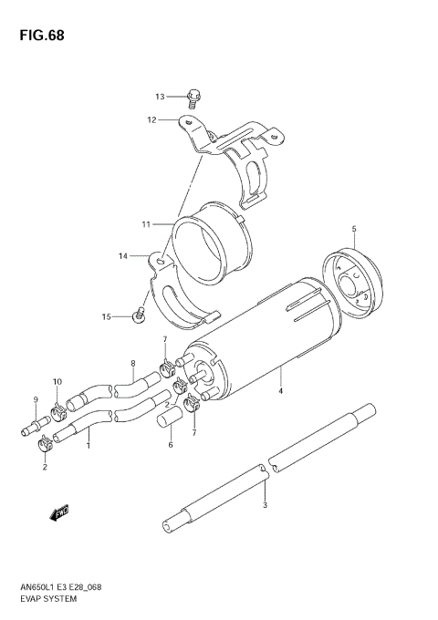 EVAP SYSTEM (AN650 L1 E33)
