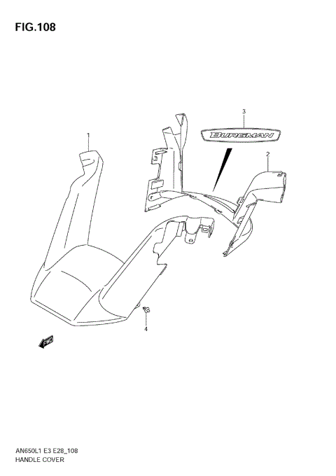 HANDLE COVER (AN650 L1 E3)