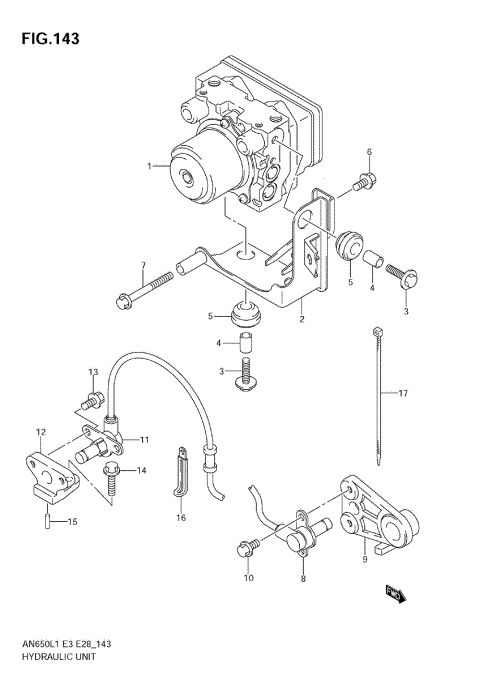 HYDRAULIC UNIT (AN650A L1 E28)