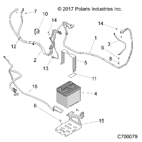 ELECTRICAL, BATTERY - R18RRU99AS/BS (C700079)