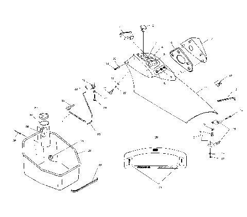 FRONT STORAGE COMPARTMENT - I994573 (4951395139a008)