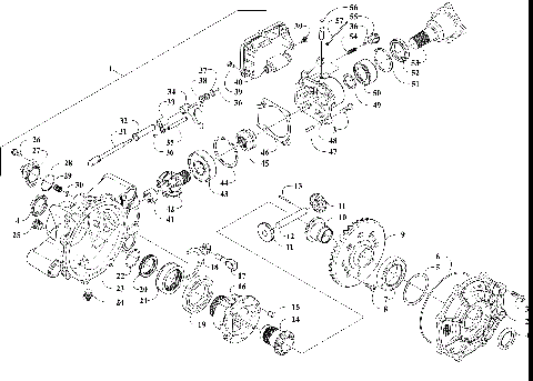FRONT DRIVE GEARCASE ASSEMBLY [303480]