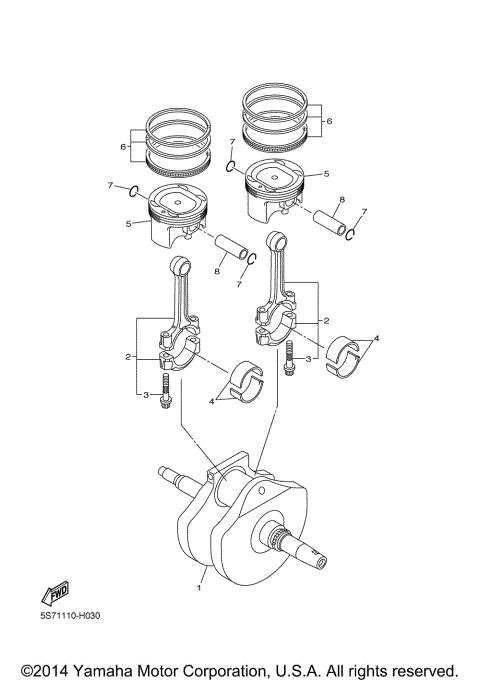 CRANKSHAFT PISTON