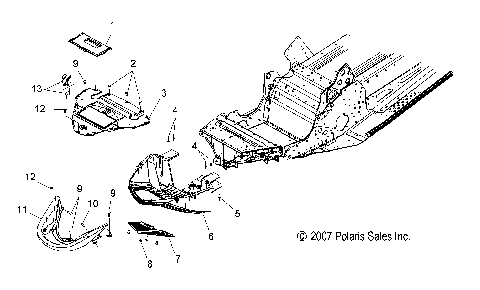 BODY, NOSEPAN and FRONT BUMPER - S08PP7FS/FE/PD7FS (49SNOWBUMPER08IQTRBO)