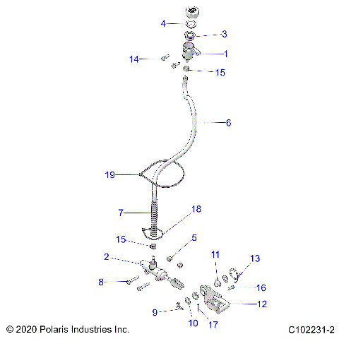 BRAKES, BRAKE PEDAL and MASTER CYLINDER - A23SJE57AX (C102231-2)